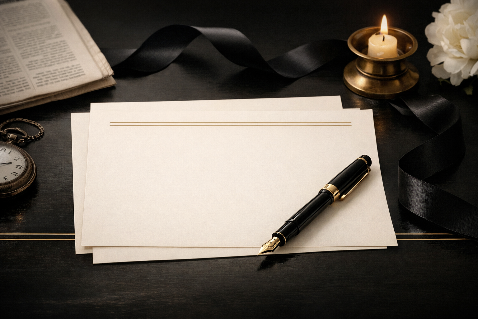 A quiet writing desk, like the one where Elias marked student music and composed gifts.